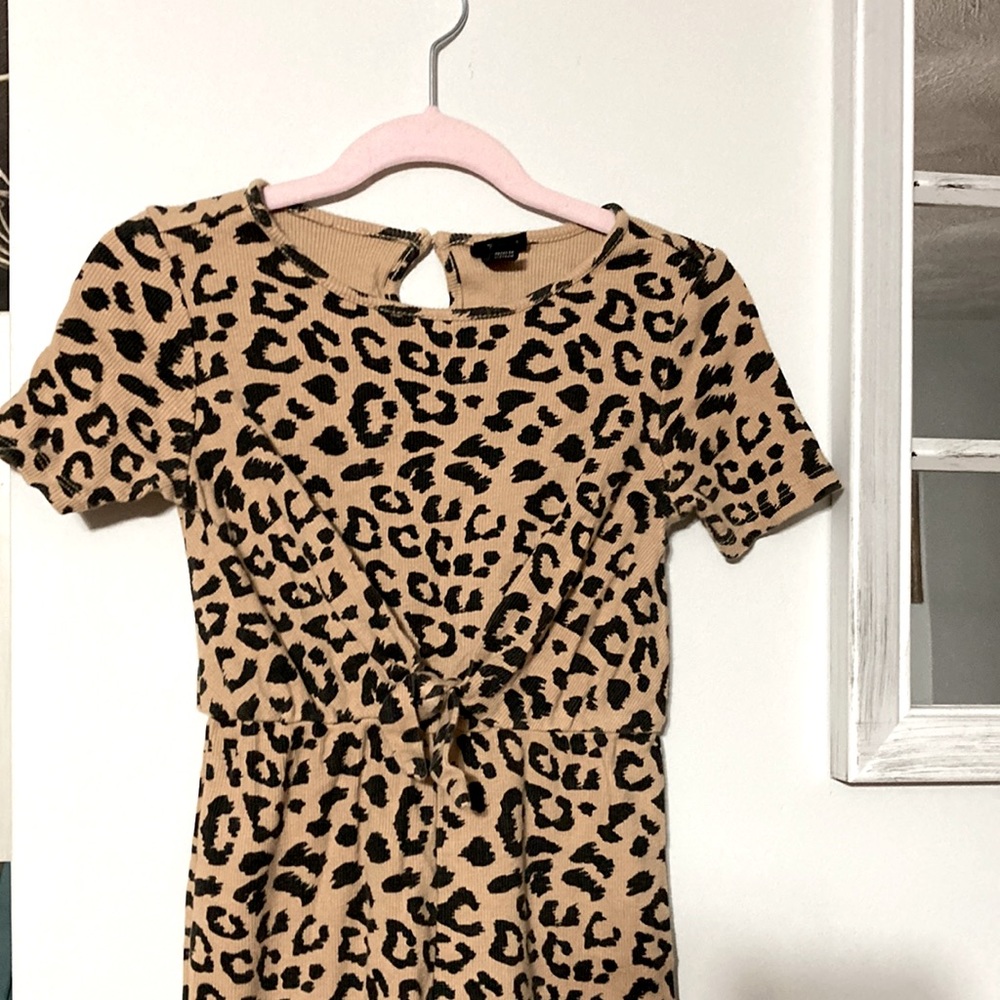 Toddler Girls Leopard Romper